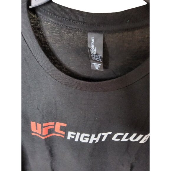 Mens District Very Important Tee Black UFC Fight Club T-Shirt - Picture 2 of 3